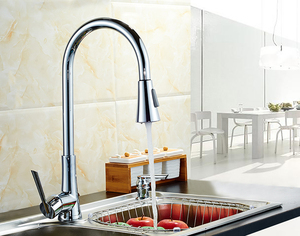 Robinet <span class=keywords><strong>mitigeur</strong></span> pour évier de <span class=keywords><strong>cuisine</strong></span> en laiton, montage sur le pont, sans plomb - Product Image 5