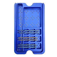 Ancre de suture chirurgicale vis vétérinaire orthopédique titane petit Animal utilisation Suture ancre broche Implants kit de chirurgie vétérinaire