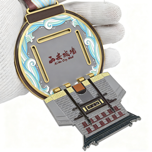 Uniek ontwerp op maat gemaakte logo flip cover medaille metaal reliëf emaille sport marathon op maat gemaakte flip cover medaille souvenir - Product Image 2