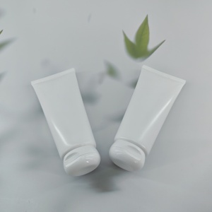 Tube souple en plastique écologique de 100 ml, emballage vide pour nettoyant visage et crème pour les mains, avec bouchon à clapet. - Product Image 5
