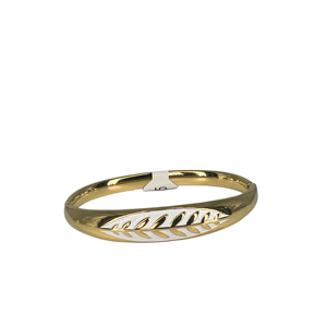 Fashion Bangle 316L Stainless Steel PVD Gold Plating Sustainable Resistant Jewelry Accessory - Product Image 1
