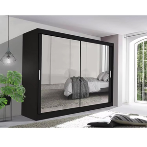 Prezzo all'ingrosso Custom Design moderno camera da letto mobili nero 2 porta scorrevole a <span class=keywords><strong>specchio</strong></span> <span class=keywords><strong>armadio</strong></span> <span class=keywords><strong>armadio</strong></span> Almirah <span class=keywords><strong>armadio</strong></span> <span class=keywords><strong>con</strong></span> <span class=keywords><strong>specchio</strong></span> - Product Image 1