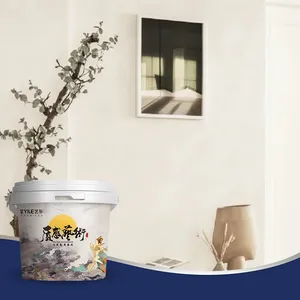 Yile 2024 New Products Lime Wash Paint Wash Paint Interior Wall Decoration Lime Based Stucco Paint