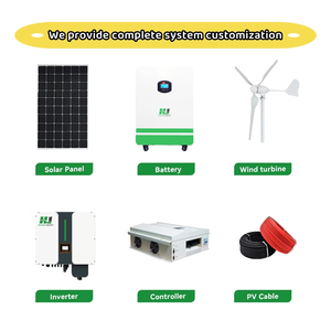 Sistema Solar Híbrido Trifásico de Alto Voltaje IP65 con Almacenamiento de Energía de 30kw-60kw, Productos Comerciales de Energía Eólica con Pantalla LCD - Product Image 3