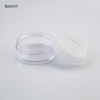 Échantillon gratuit Boîte d'emballage crème cosmétique ronde en plastique avec logo personnalisé