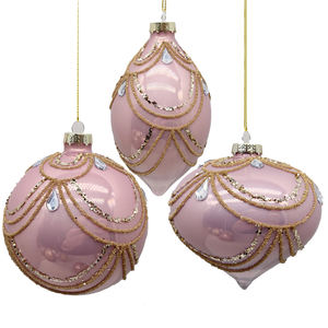 Hiasan Bola Berbentuk Bola, Hiasan Kaca Natal dengan Desain Kustom - Product Image 6