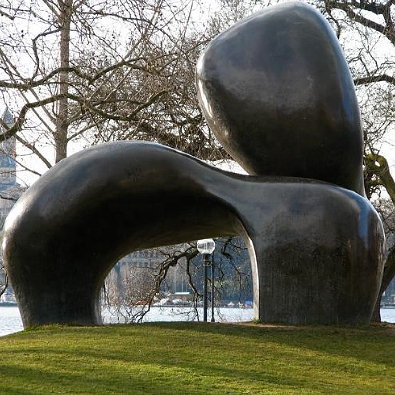 Henry Moore Sculptures - Outdoor Abstract Bronze Art