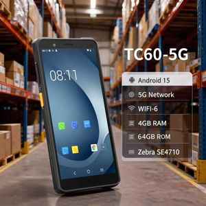 PDA 5G con <span class=keywords><strong>Google</strong></span>, Zebra SE4710, <span class=keywords><strong>Escáner</strong></span> de Código de Barras, 8 Núcleos, 6.0 Pulgadas, GMS, 4+64G, WIFI-6, NFC, Android 15, Terminal de Datos, IP67, T60-5G - Product Image 1