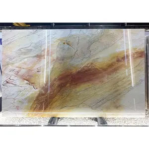 Macaubas ภาพวาดพื้นหลังหินอ่อนลายรุ้ง, พื้นหลังที่ตรงกันทำจากวัสดุตกแต่งผนังเฟอร์นิเจอร์หินอ่อน