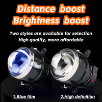 Feux de brouillard directionnels DGLS D618 OEM/ODM, projecteur laser Bi-LED 50W, double couleur, IP68, aluminium aéronautique, 10000 lumens, universel pour voiture
