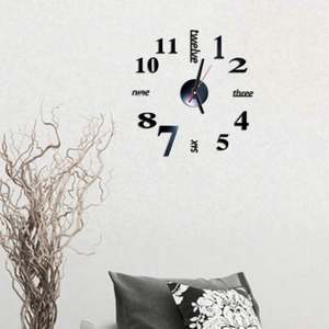 Digital <b>3D</b> Acrylic <b>Wall</b> <b>Clock</b> with Hangzhou Movement 40cm Size - Product Image 4