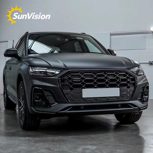 विनाइल कार रैपिंग फिल्म काले रंग की कार लपेटें स्टीकर निविड़ अंधकार फिल्म बुलबुला मुक्त कार स्टिकर - Product Image 2