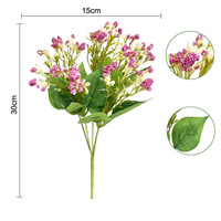 9 Têtes de Fleurs Artificielles de Gypsophile Réalistes pour Mariage, Décoration de Vase Intérieur
