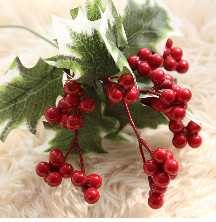 A-1245 Faux Stechpalme Beeren Stiele Weihnachten knstliche Beeren fr  Hochzeit Home Party Weihnachts dekoration| Alibaba.com