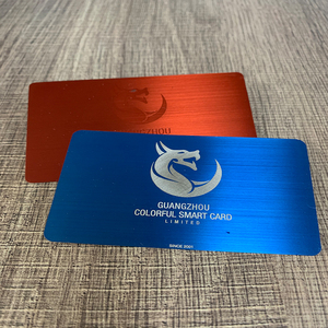 Cartes de visite en acier inoxydable pour sublimation, cartes métalliques vierges colorées format portefeuille pour impression - Product Image 3