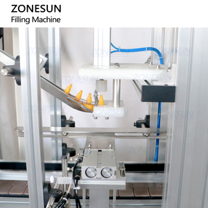 Zonesun ZS-FAL180G5 tự động servo vòi phun chai nước sốt cà chua Ớt hải sản nước sốt dán điền đóng nắp ghi nhãn dây chuyền sản xuất - Product Image 4