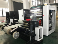 Máquina Cortadora y Rebobinadora de Rollos de Papel de Alta Precisión para Papel Recubierto con Lámina, Impresión de Abanicos de Papel y Procesamiento Flexográfico en Línea