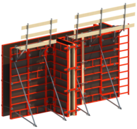 Encofrado de Acero Nuevo para Muros de Hormigón, Materiales de Construcción Metálicos de Alta Calidad, Encofrado de Acero para Construcción