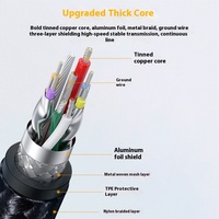 Kabel mikro USB 3.0, kabel Hard Drive eksternal USB ke Micro B 5Gbps kompatibel untuk Seagate WD Western