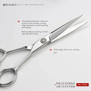 CNC 5.5inch Hairdressing Scissors Kit Barber Scissors Set Hair Thinning Scissors With Premium Japan VG10 Steel Tijeras