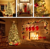 Guirlande lumineuse LED PVC 10m, lumières LED pour arbre, lumières LED clignotantes pour extérieur, lumières féériques de Noël