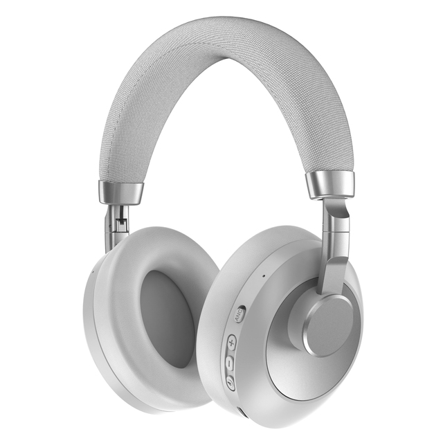 Vintage Metallic ANC Wireless Headphones BT 6.0, Dual Pair Connection High-End Soft & Comfortable Headband