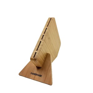 Bloc à couteaux en bambou Farberware 30x14x21.5cm, support pour 7 couteaux, organisateur de cuisine - Product Image 1