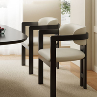 Chaises de salle à manger en velours de haute qualité oka bois meubles de maison tissu chaise de salle à manger moderne pour hôtel restaurant