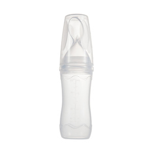 Ustensiles d'alimentation <span class=keywords><strong>pour</strong></span> bébé en gel de silice, biberons <span class=keywords><strong>pour</strong></span> <span class=keywords><strong>porridge</strong></span> et aliments, cuillères d'alimentation à presser - Product Image 5