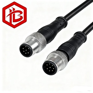 M12 kim loại cắm <span class=keywords><strong>3</strong></span> 4 5 6 pins một mã CANBUS Cáp M12 overmolding kết nối - Product Image 1