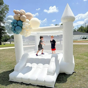 Offre Spéciale ensemble de jeu doux de haute qualité tunnel de château de rebond de fosse à balles blanche pour enfants intérieur extérieur pour les écoles de fêtes de mariage - Product Image 2