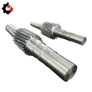 เพลาเกียร์ที่ผลิตจากโรงงานและผ่านกระบวนการอบชุบแข็ง พร้อมพื้นผิวเกียร์ที่มีความแข็งปานกลางหรือผ่านกระบวนการคาร์บูไรซ์ - Product Image 2