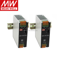 Fuente de Alimentación Mean Well XDR-240-24LA, 240W, 24V, 10A, para Riel DIN, Terminales de Palanca, MODBus, Transformador de Potencia para Control Industrial