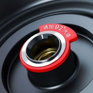 Car Fuel Tank Cap Sticker 92 Octane Red Self Adhesive PVC Round Indicator Ring For Gasoline Refill Reminder - Product Image 1