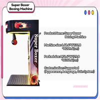 Machine de boxe électronique à monnayeur pour jeu d'arcade de frappe, modèle ultime de puissance de coup, pour divertissement de rue