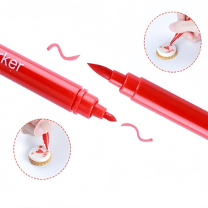 Marcadores <span class=keywords><strong>Comestibles</strong></span> en Stock de Fábrica, Bolígrafos Especiales para Decoración de Pasteles y Fondant, Pigmento Comestible para Dibujar y Revestir Galletas - Product Image 4