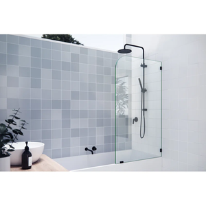 Pantalla de ducha individual para conversión de <span class=keywords><strong>bañera</strong></span> Pantalla de baño de ducha de vidrio templado Kit de pantalla de ducha individual de fácil instalación - Product Image 3