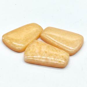 Calcita naranja 17x26mm Forma libre Cabujón Ajuste de joyería - Product Image 4