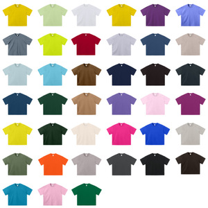 Camiseta de Verano Personalizada Estilo Americano, 260G, Doble Hilo, Corte Recto, Manga Corta, Diseño en Blanco, 100% Algodón - Product Image 4