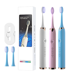 Smart Sonic Vibration Rechargeable Brosse À Dents Électrique Adultes Antibactérien Poils Souples 4 Modes De Nettoyage IPX7 Blanchiment Des Dents - Product Image 4