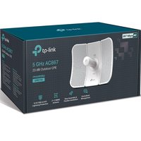 Puente Inalámbrico para Exteriores TP-Link CPE710, Compatible con POE, Antena de Alta Ganancia de 23dBi de Largo Alcance, WiFi 5 802.11ac, Aplicación Empresarial