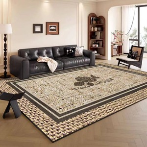Tapis de salon de materiel de velours <span class=keywords><strong>rouge</strong></span>, confortable et doux, vente directe d usine en gros et au dettaglio - Product Image 3
