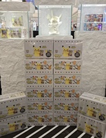Kotak Hadiah Kartu Mainan Boneka Gosok Pipi Versi Cina Asli Pokemon TCG dengan Kotak Misteri Mainan Koleksi Gosok Pipi