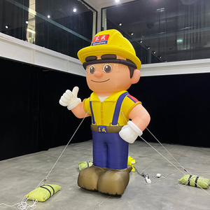 Decoración Inflable Personalizada de 3m, Mecánico Inflable Publicitario de PVC Oxford, Decoración Inflable de Trabajador Mecánico - Product Image 6