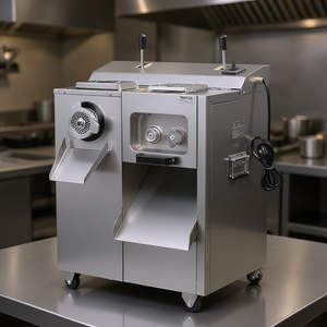 Hachoir à viande électrique Vevor, trancheuse, poussoir à saucisses, capacité minimale de 14 lb, en acier inoxydable, machine de transformation alimentaire commerciale - Product Image 2