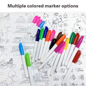 再利用可能な洗えるBPAフリーの高品質食品グレードのカスタマイズされたクリエイティブシリコン描画マット - Product Image 4