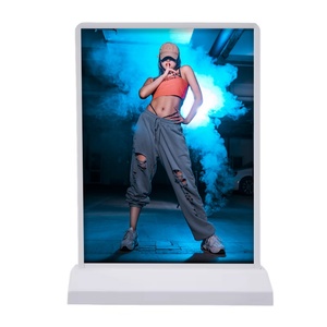 A4 Desktop Rechargeable LED Light Box Double-Sided Rectangle Shape Menu <b>Poster</b> <b>Frame</b> Light Box - Product Image 1