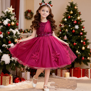 Elegante stile del fiore gril Dei Bambini del <span class=keywords><strong>vestito</strong></span> da sposa <span class=keywords><strong>festa</strong></span> <span class=keywords><strong>di</strong></span> <span class=keywords><strong>laurea</strong></span> <span class=keywords><strong>vestito</strong></span> bello del bambino della ragazza <span class=keywords><strong>di</strong></span> compleanno <span class=keywords><strong>vestito</strong></span> per 3YRS - Product Image 3