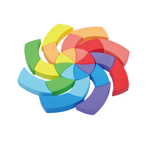 <span class=keywords><strong>Puzzle</strong></span> en <span class=keywords><strong>bois</strong></span> arc-en-ciel, blocs à empiler, <span class=keywords><strong>puzzle</strong></span> <span class=keywords><strong>mandala</strong></span> en spirale coloré, éducation Montessori pour enfants - Product Image 5