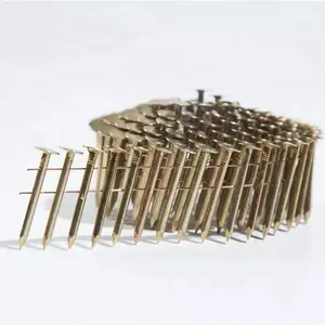 מפעל מחיר 1 1/2 "120pcs לכל רול electrogalvanizing עם שוק חלק סליל קירוי ציפורניים באיכות גבוהה בlinyi